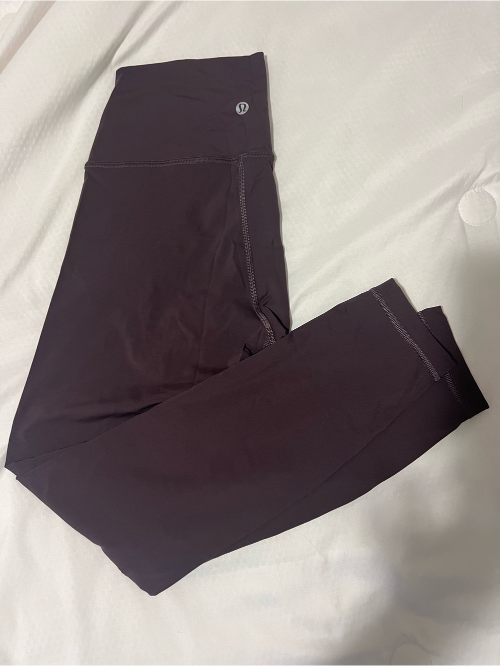 Lululemon High-Rise Leggings in Deep Plum